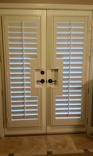 French door shutters